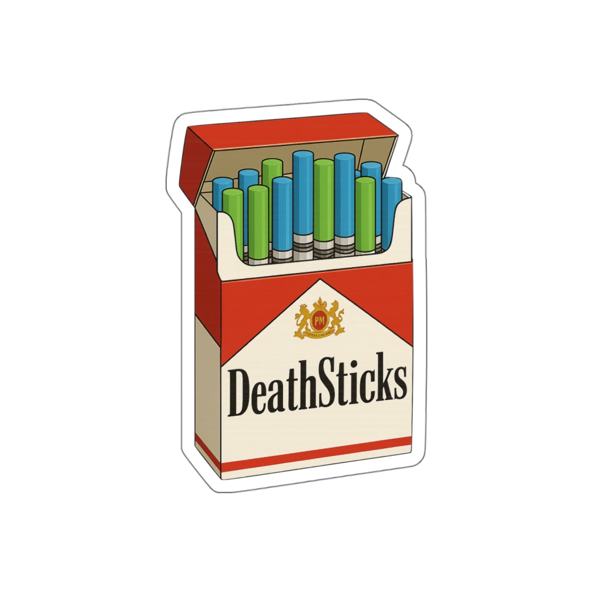 Death Sticks - Die Cut Sticker